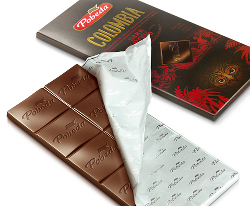 Победа, Шоколад горький 80% какао, Colombia, 100 гр