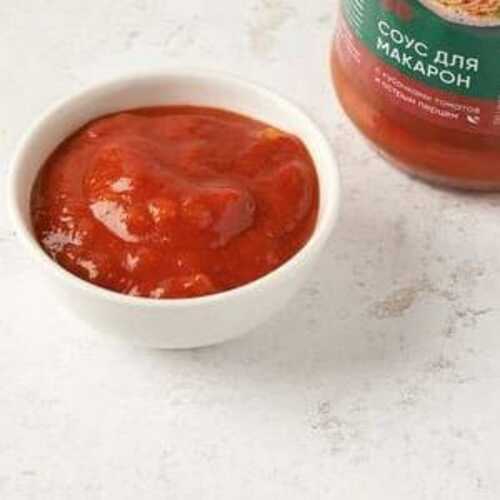 ВкусВилл Соус для макарон с кусочками томатов и острым перцем, 260 гр 