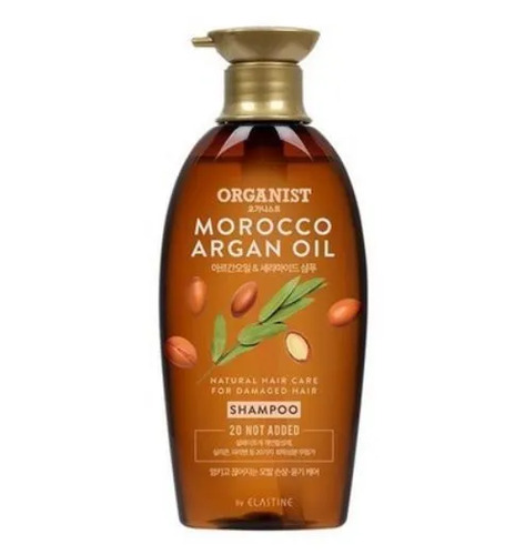 Organist, Шампунь для Поврежденных Волос с Аргановым Маслом, Organist Morocco Argan Oil Shampoo 500м 
