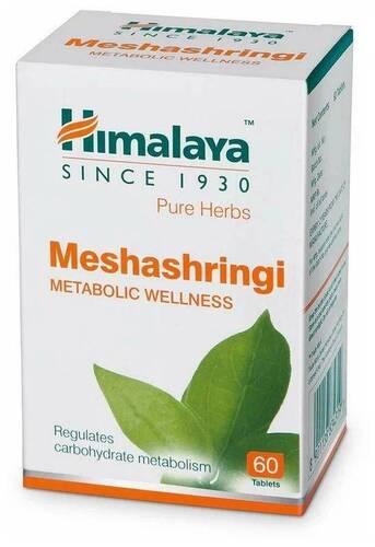 Himalaya, Мешашринги, для нормализации уровня сахара в крови, 60 таблеток