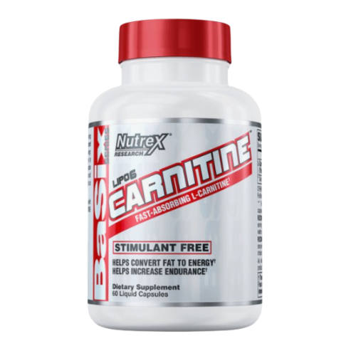 Nutrex Lipo 6 L- Carnitine, Л Карнитин 1000 мг, 60 капсул	 