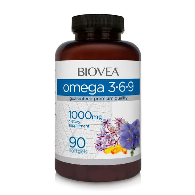 BIOVEA Omega 3-6-9 1000 mg 90 капсул