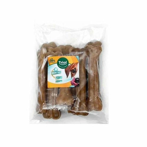 Triol, Кость жевательная DENTAL PB- 8 из жил, 20см, 1упаковка (10шт)