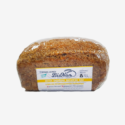 BioNan Хлеб из пророщенной пшеницы, 300 гр