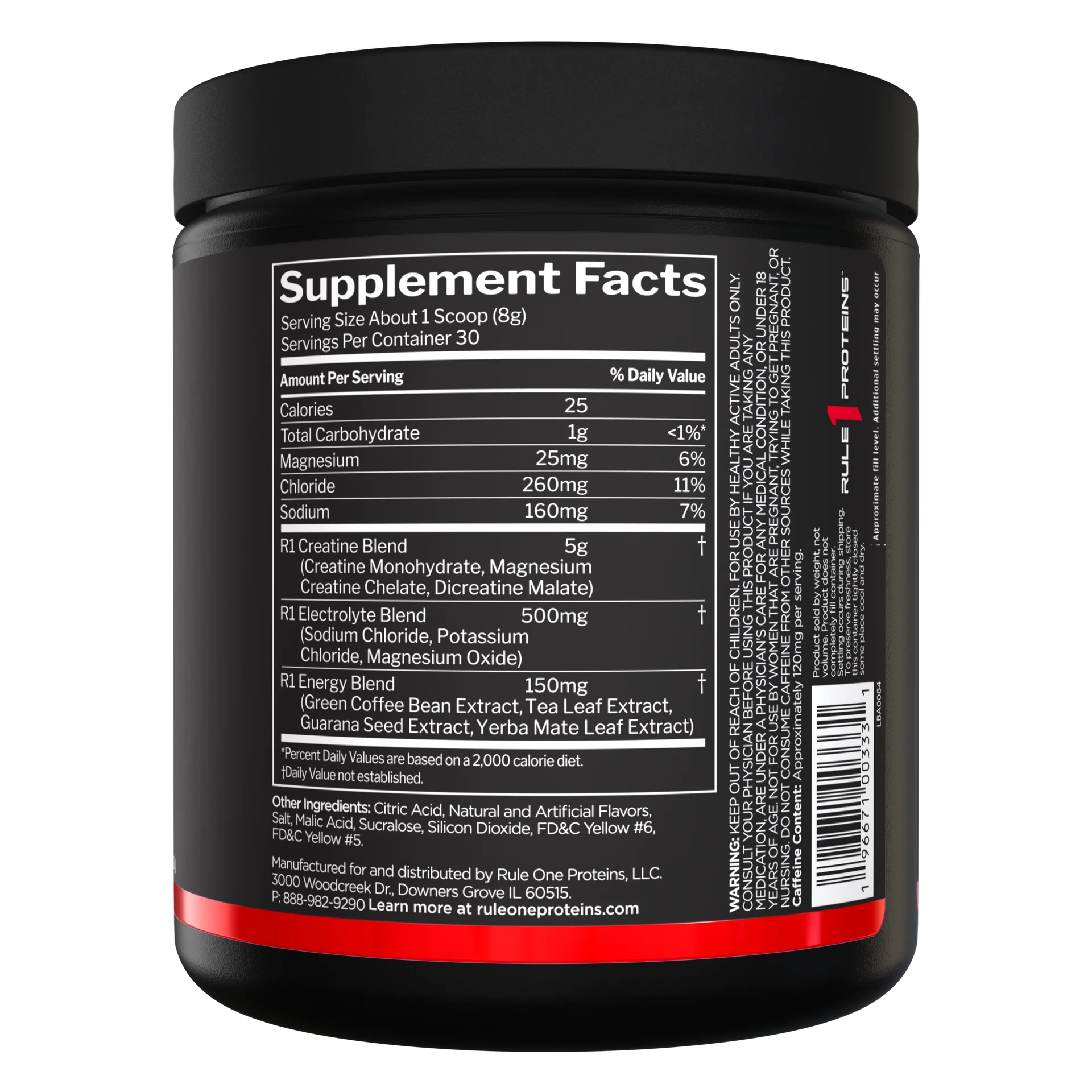 RULE1, Креатин, Charged Creatine 30 порций