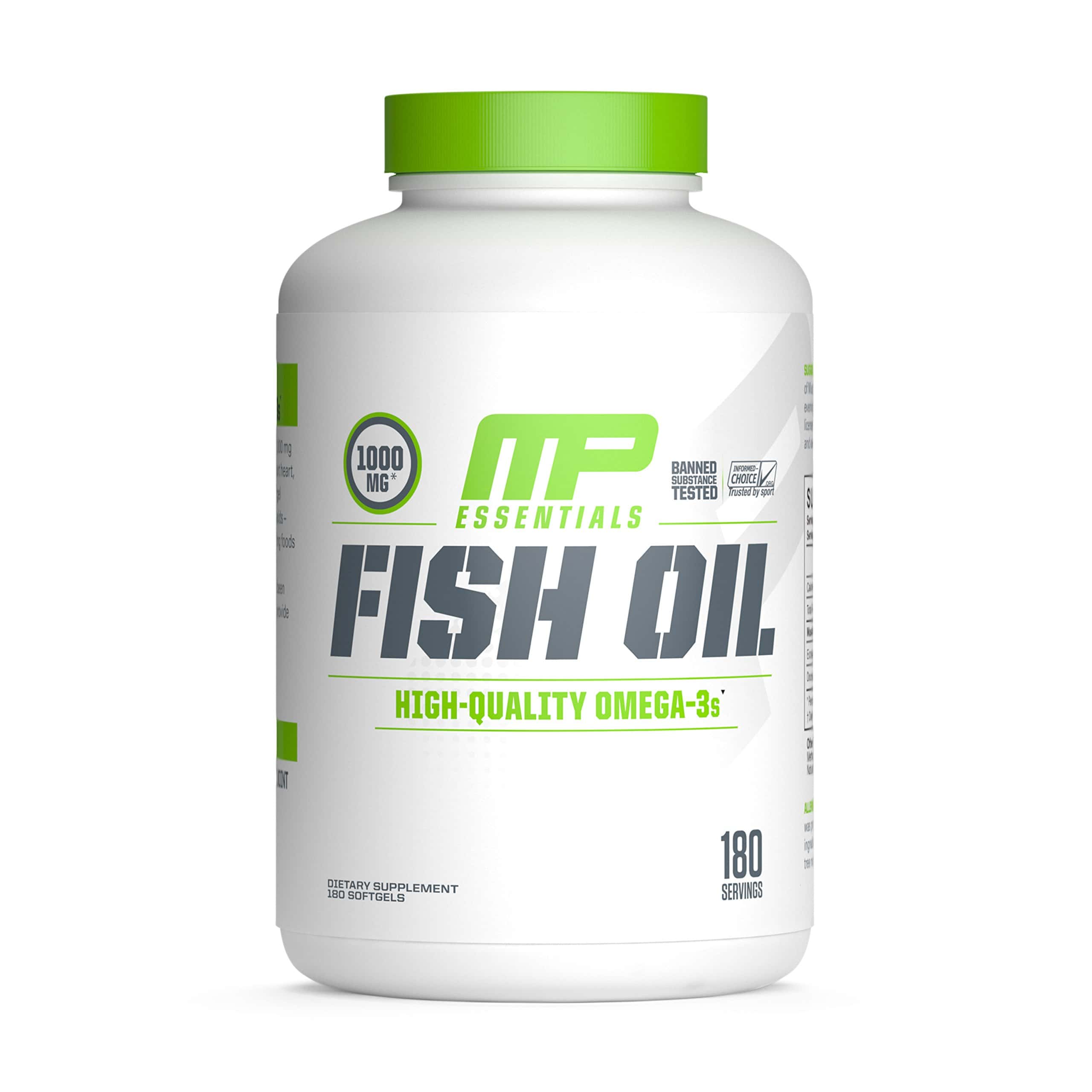 MusclePharm Essentials Рыбий Жир 180 Капсул