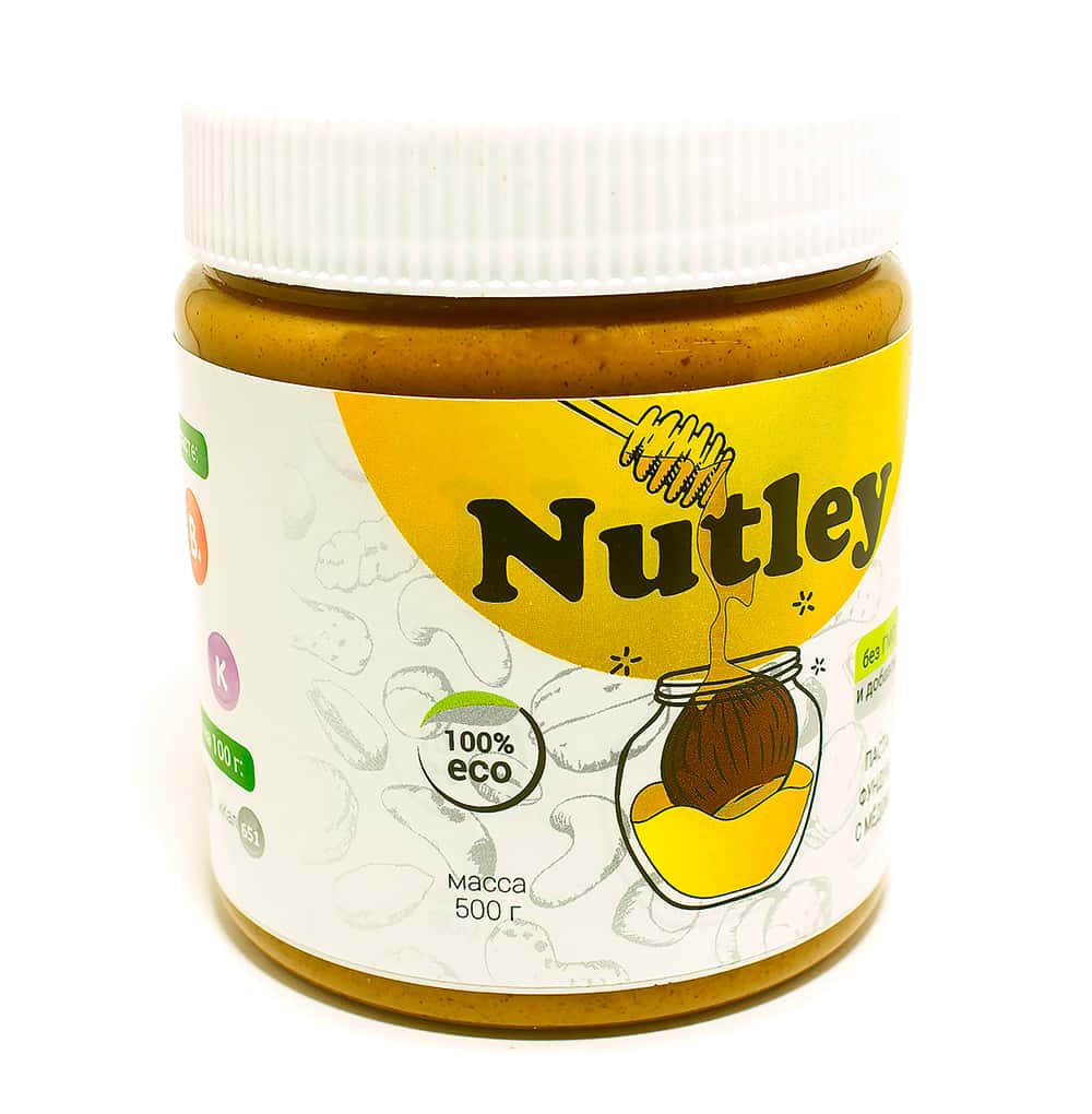 Nutley Фундучная паста с мёдом, 500 гр