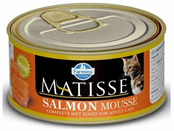 Farmina, Matisse, Беззерновые консервы для кошек всех пород, Мусс с лососем, 85 г 