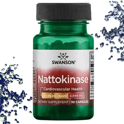 Swanson Nattokinase, Наттокиназа 100 мг, 30 капсул