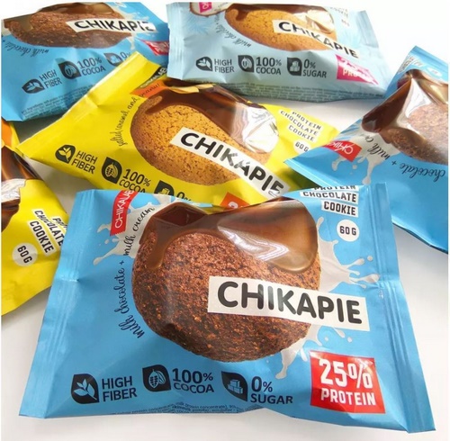 CHIKALAB Глазировоное печенье с начинкой, Chikapie 60 гр