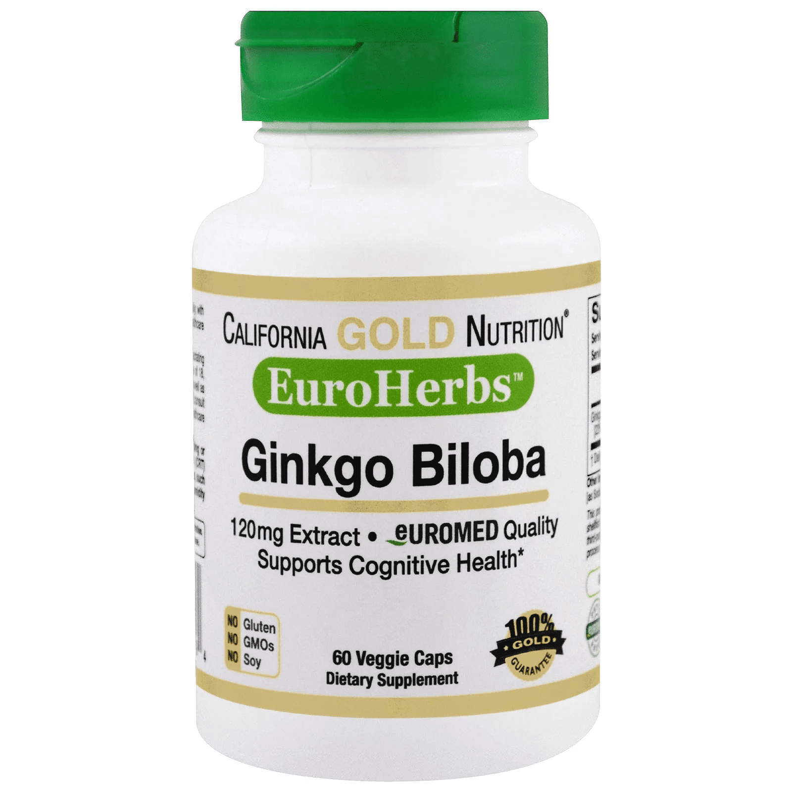 California Gold Nutrition Гинкго Билоба 120 мг, 60 капсул