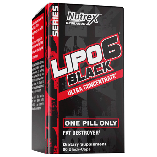 Nutrex Жиросжигатель, Lipo-6 Black Ultra Concentrate 60 капсул