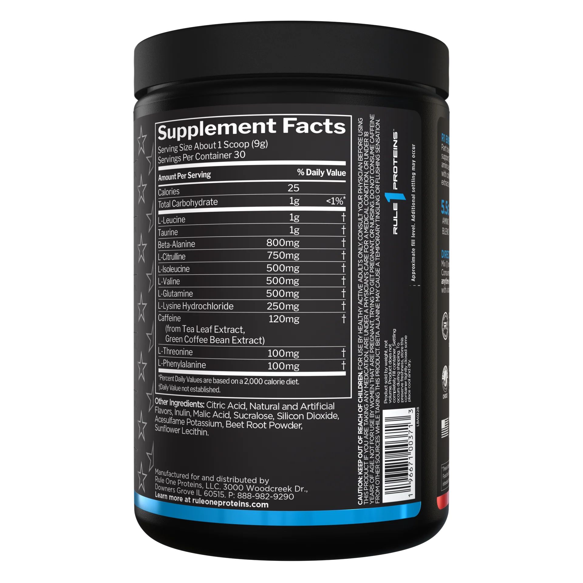 RULE1, Аминокислоты, Energized Amino 270 гр