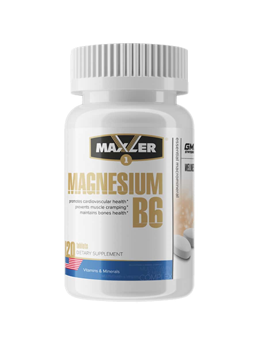 Maxler Магний + B6 100 мг, 120 таблеток