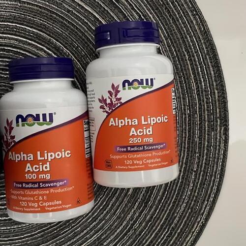 Now Foods Альфа-липоевая кислота 100 мг, 120 растительных капсул