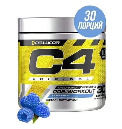 Cellucor Предтреник, C4  Explosive Energy 195 гр		