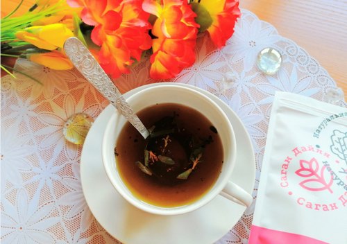 Добрые традиции, Чага Чай с добавлением саган дайля, 100 гр