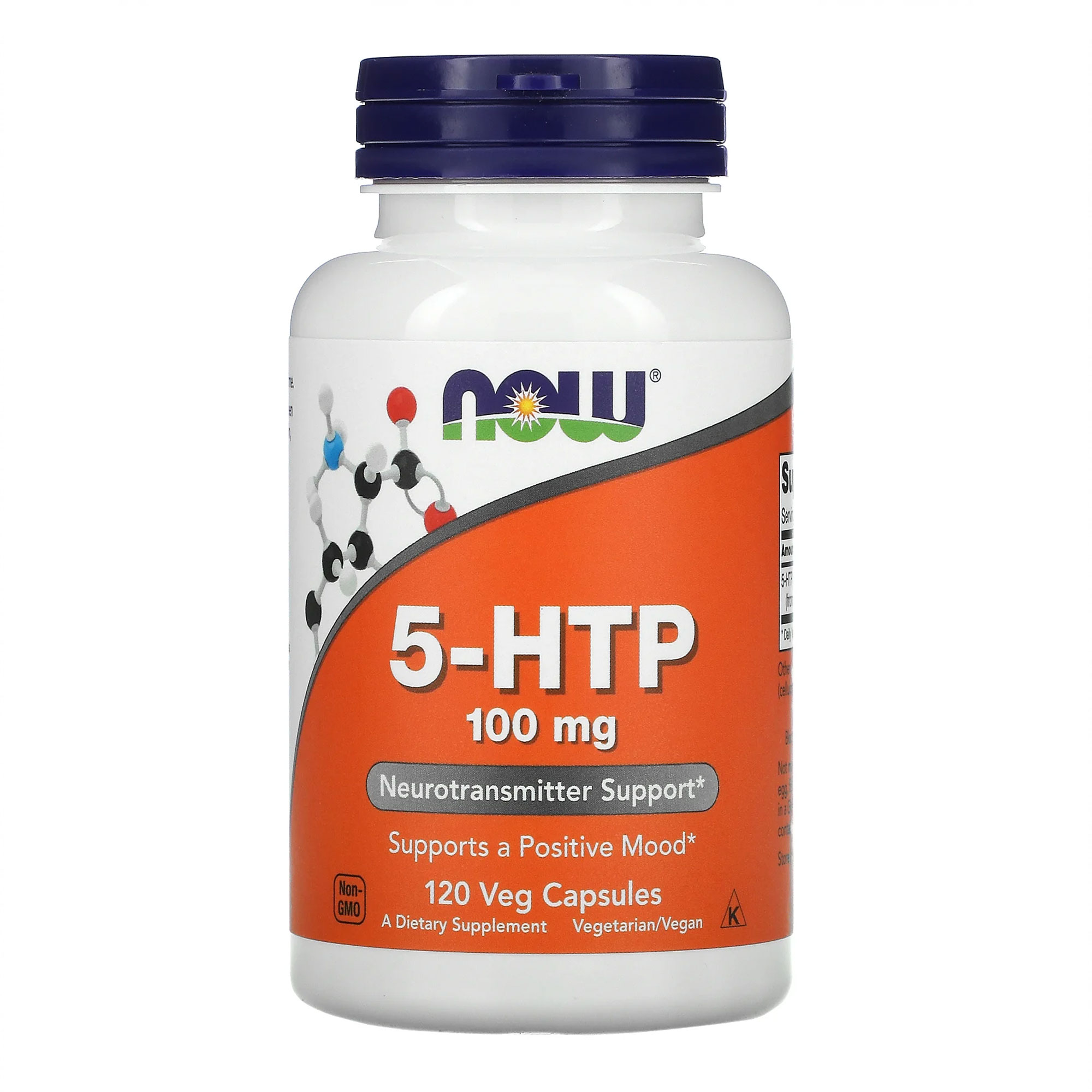 Now Foods 5-HTP 100 мг, 120 капсул