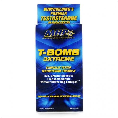 MHP Бустер Тестостерона, T-Bomb 3Xtreme 168 капсул