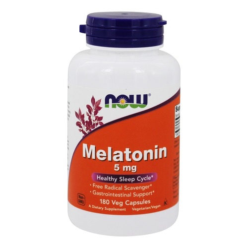 Now Foods Мелатонин, Melatonin  5 mg 180 капсул