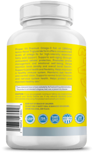 Proper Vit Omega-3 1360 мг, триглицеридная форма, 60 капсул