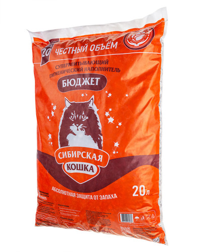 Сибирская Кошка, Супервпитывающий наполнитель 