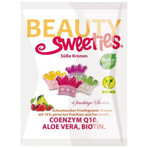 BeautySweeties Мармелад фруктовый сладкие короны, 125 гр