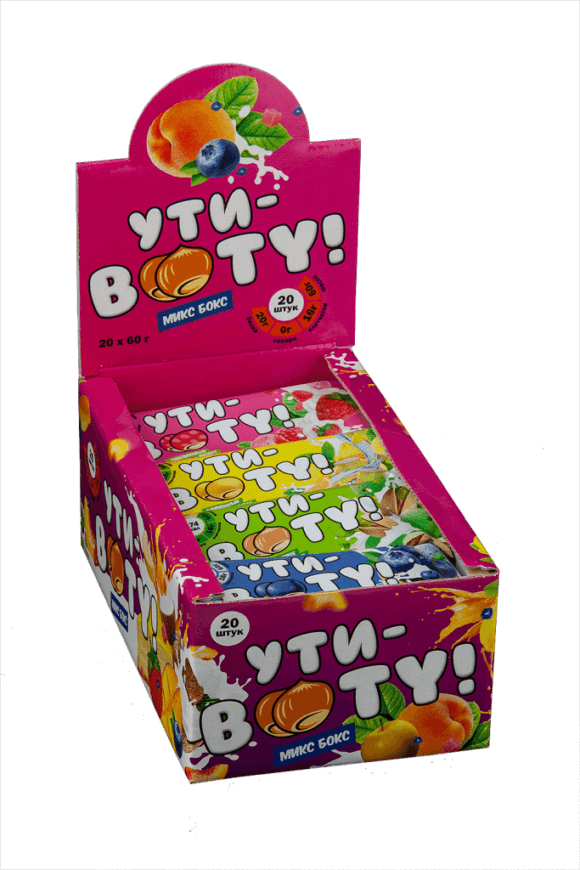 Батончики УТИ-BOOTY (20 шт в упаковке) 60 гр