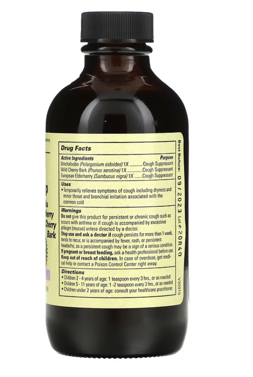 ChildLife Essentials Натуральный Сироп от Кашля, Formula 3 Cough Syrup, 118,5 мл