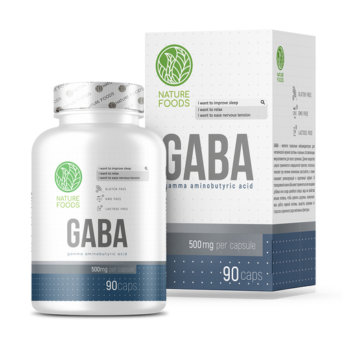 Nature Foods GABA 500 мг 90 капсул