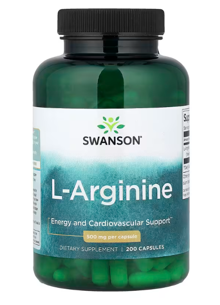 Swanson L-Аргинин 500 мг, 200 капсул 