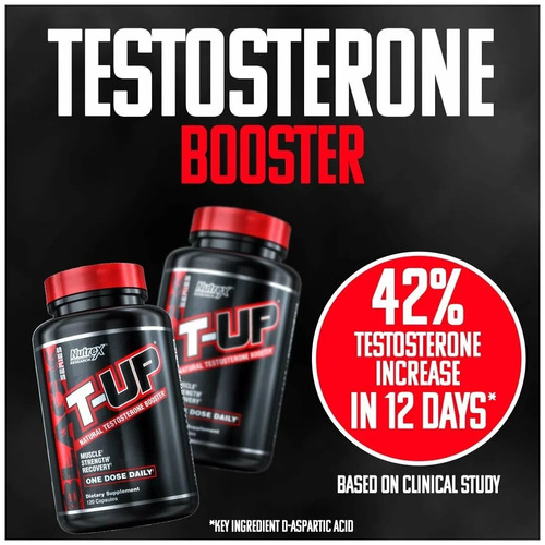 NutrexT-UP Black, Бустер тестостерона, 120 tab.			
