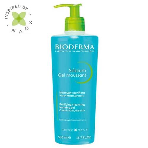 BIODERMA, Sebium гель для умывания жирной и проблемной кожи 500 мл