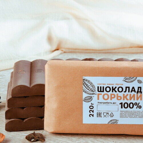 Добро Шоколад горький 100%, 220 гр