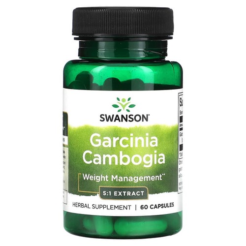 Swanson Garcinia Cambogia Extract, Гарциния Камбоджийская Экстракт, 60 капсул