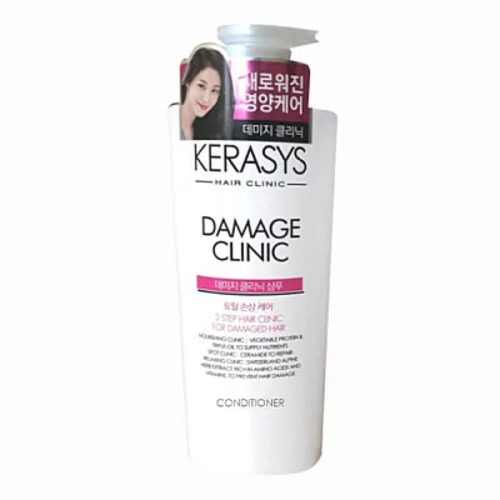 Kerasys, Кондиционер Для Поврежденных Волос, Damage Clinic Rinse 600 мл 