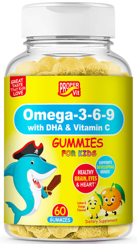 Proper Vit Омега 3-6-9 DHA с витамином С для детей 60 жев. конфет