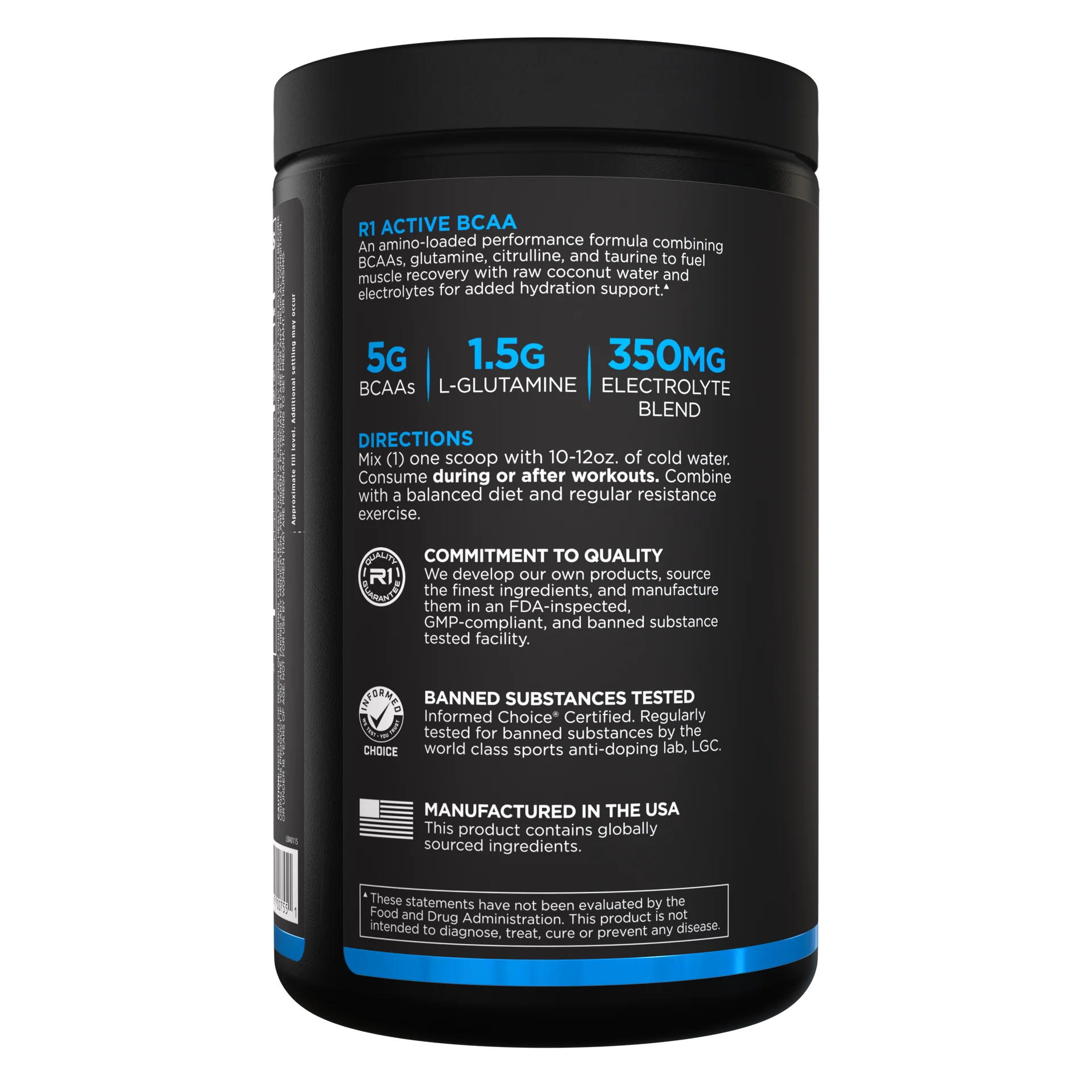 RULE1, Active BCAA 390 гр