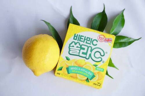 Korea Eundan Solar-C Витамин C 220мг со вкусом лимона, 20 леденцов