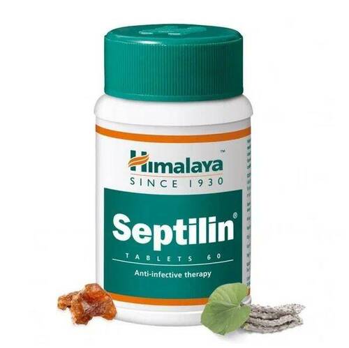 Himalaya, Септилин, для поддержки иммунитета, 60 таблеток