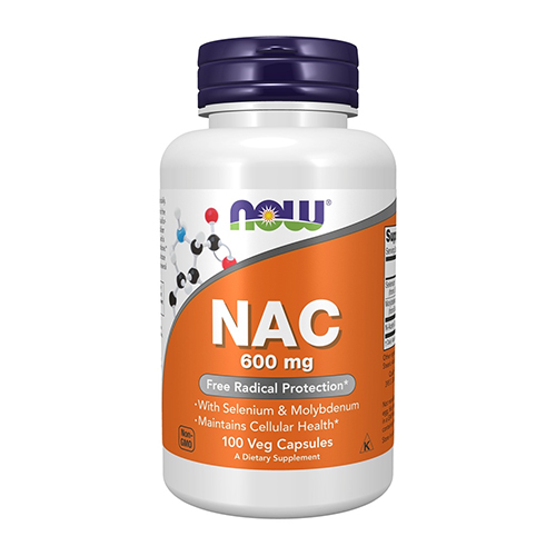 Now Foods NAC, N-ацетилцистеин, 600 мг, 100 капсул