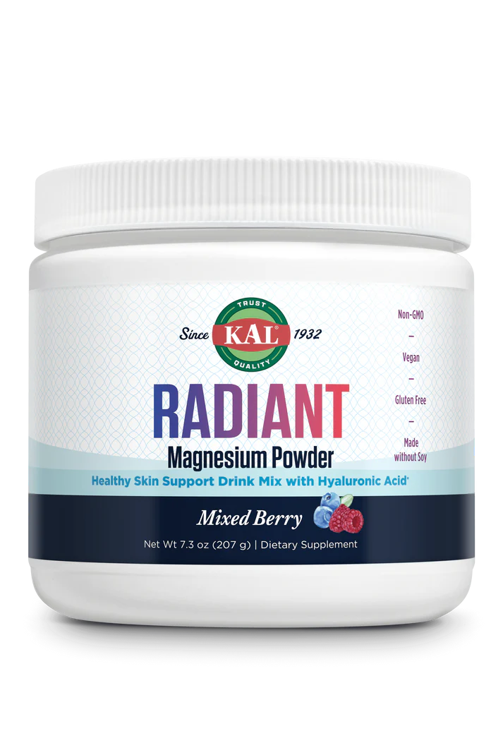 KAL, Radiant Magnesium Powder, Магний Высокого Качества с Ягодным Вкусом, 207 грамм 