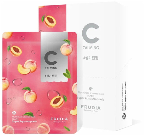 FRUDIA Маска тканевая Питательная с персиком, My Orchard Squeeze Mask 20ml Peach 10 шт