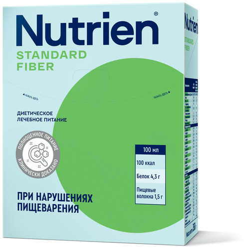 Nutrien, Нутриэн Стандарт с нейтральным вкусом с пищевыми волокнами, 350 гр