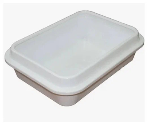 Сибирская Кошка, Туалет для кошек, Премиум с бортиком БЕЛЫЙ 1 шт 