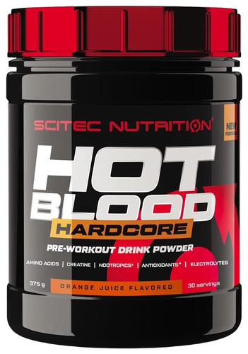 Scitec Nutrition Hot Blood Hardcore, Предтренник 375 гр