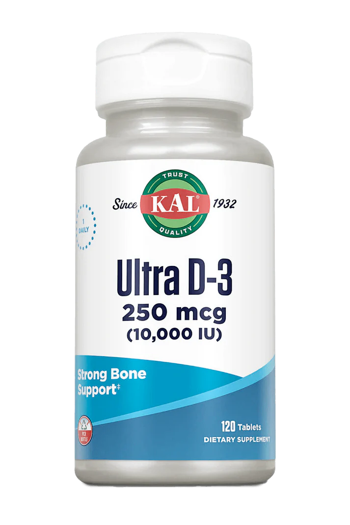 KAL, Ultra D-3 10.000 ЕД, 120 таблеток 