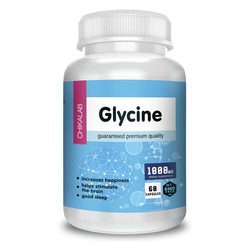 CHIKALAB Глицин 1000 мг, 60 капсул