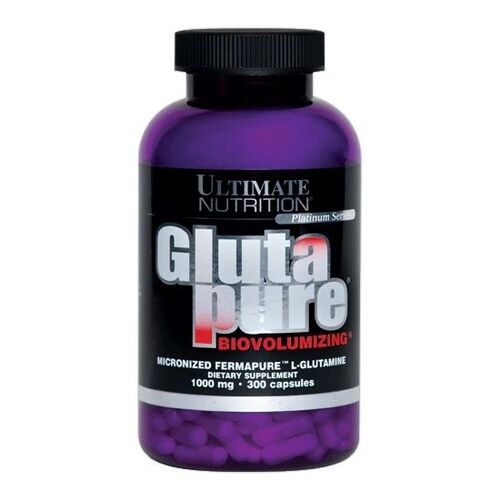 Ultimate Nutrition Gluta Pure  1000mg, Глютамин 300 капсул