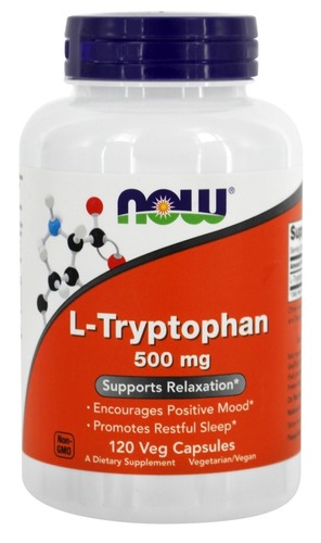 Now Foods L-Триптофан 500 мг, 120 Капсул